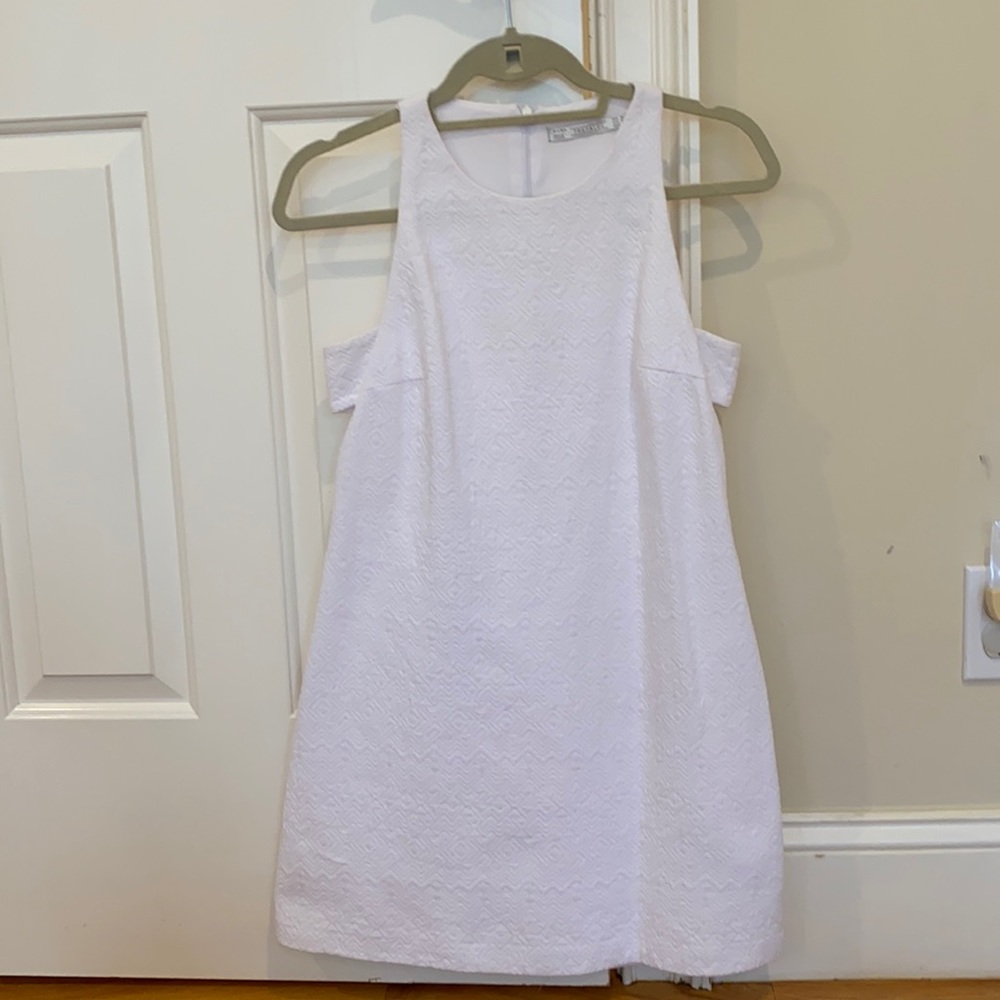 White patterned sun dress.